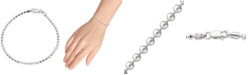 Giani Bernini Beaded Chain Bracelet in Sterling Silver, Created for Macy's
